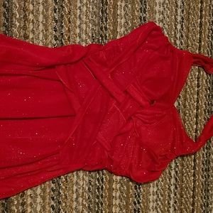 Red formal dress Size M